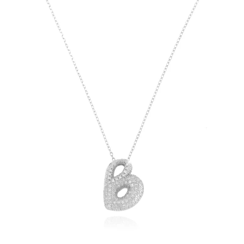 Collana Letter Bubble - Collana Donna Argento 925 e Oro