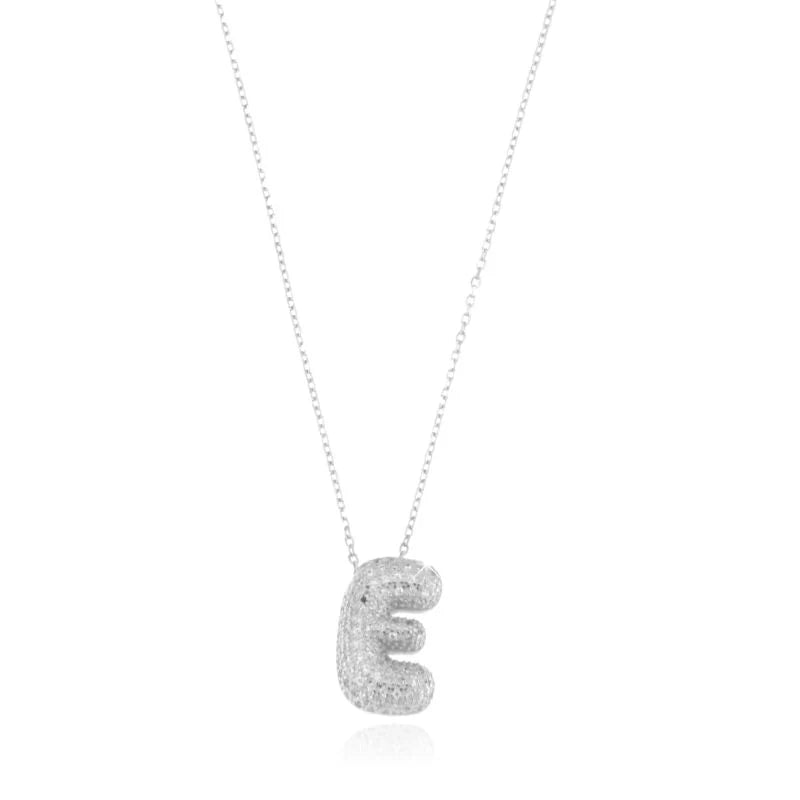 Collana Letter Bubble - Collana Donna Argento 925 e Oro