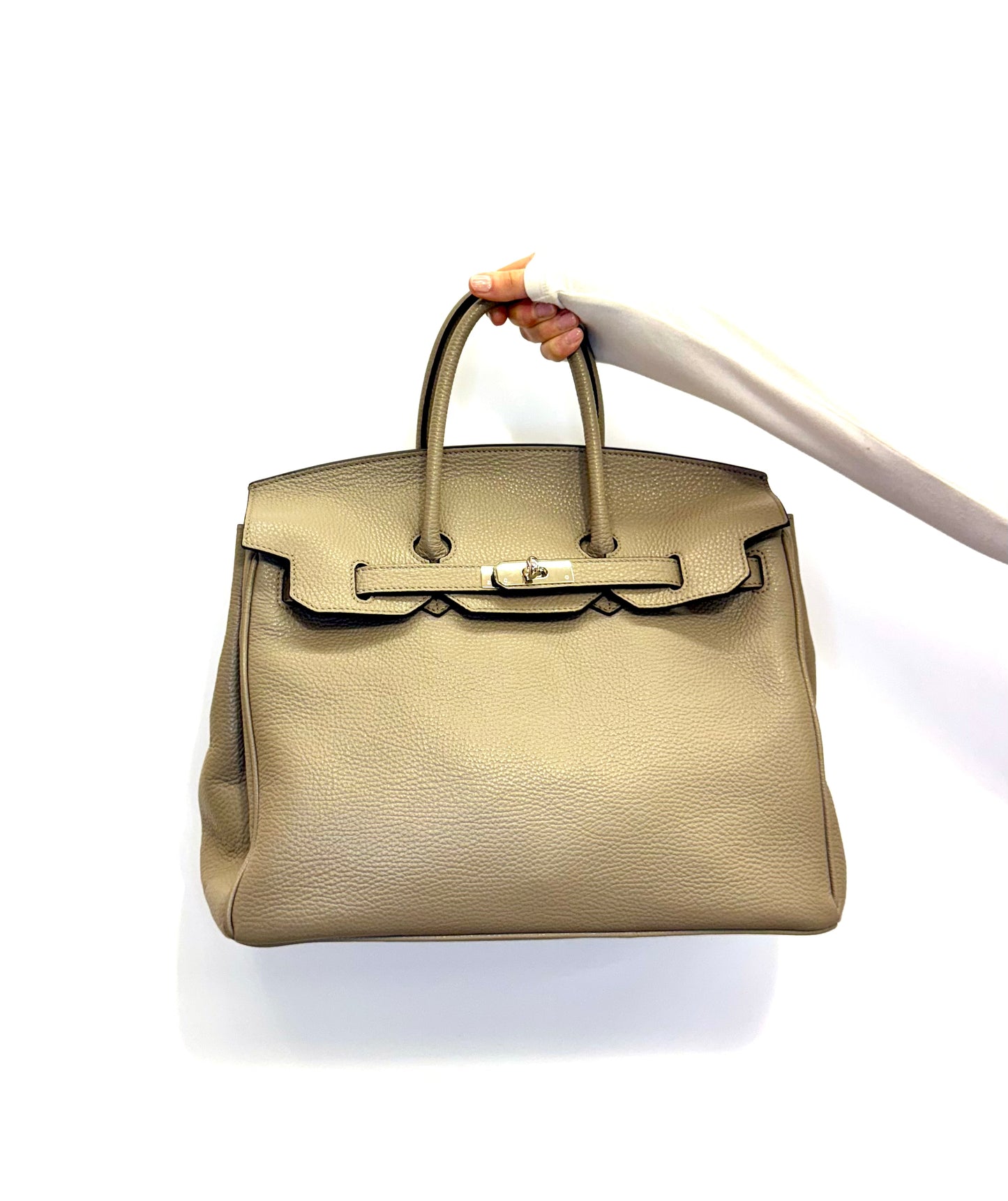 Borsa Artigianale in pelle Corallo