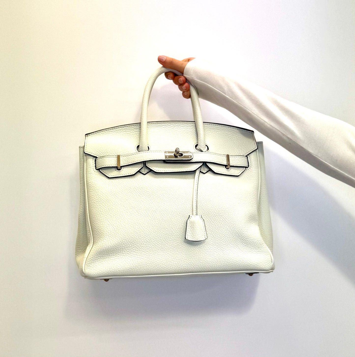 Borsa Artigianale in pelle Corallo