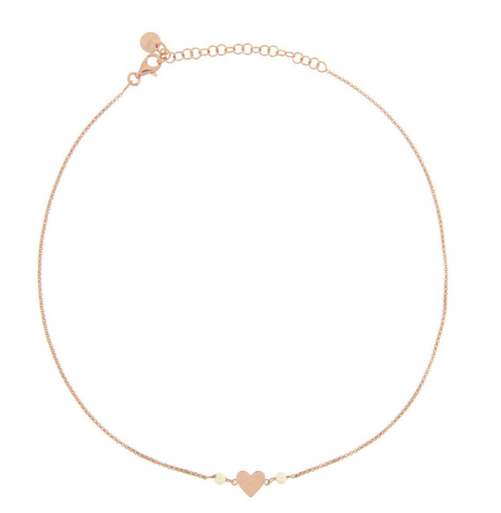 Girocollo stella o cuore con perla