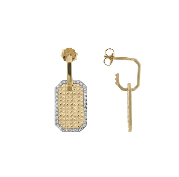 Mono orecchino Medaglia Texture Rue des Mille