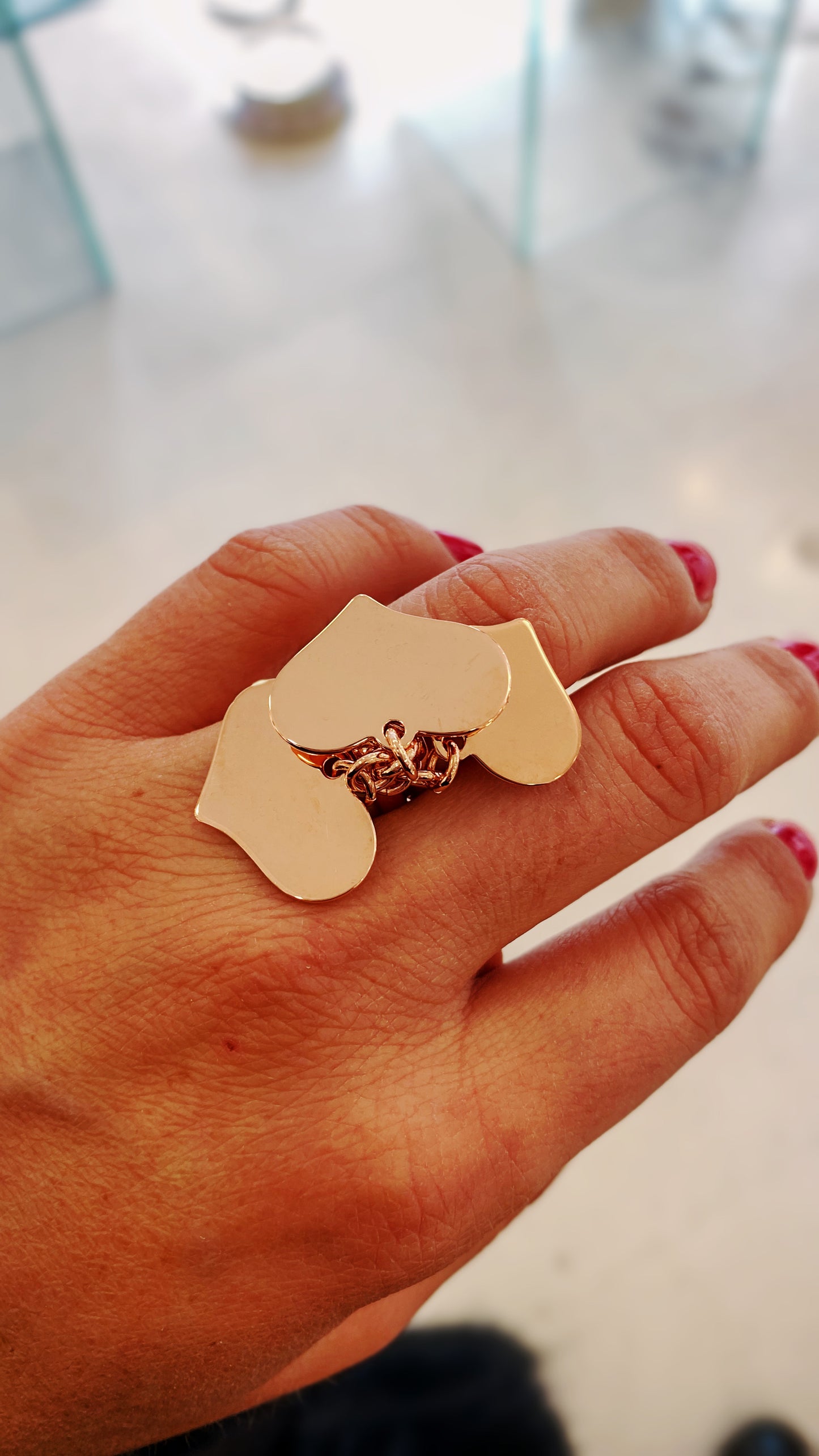 Anello Tre Cuori