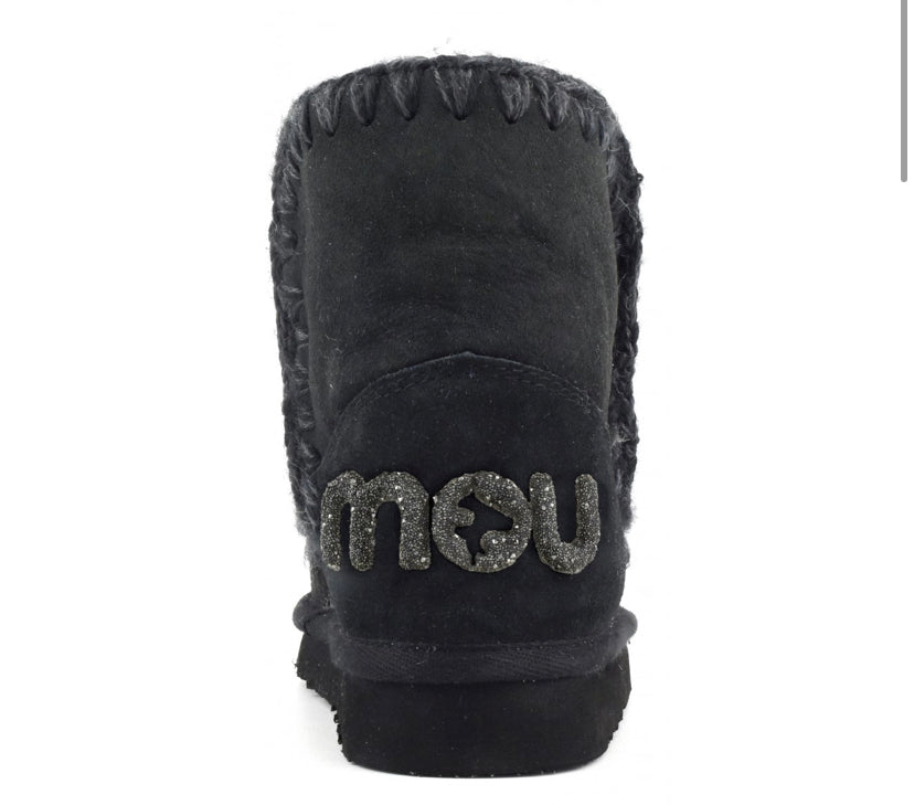 Mou Nero glitter logo