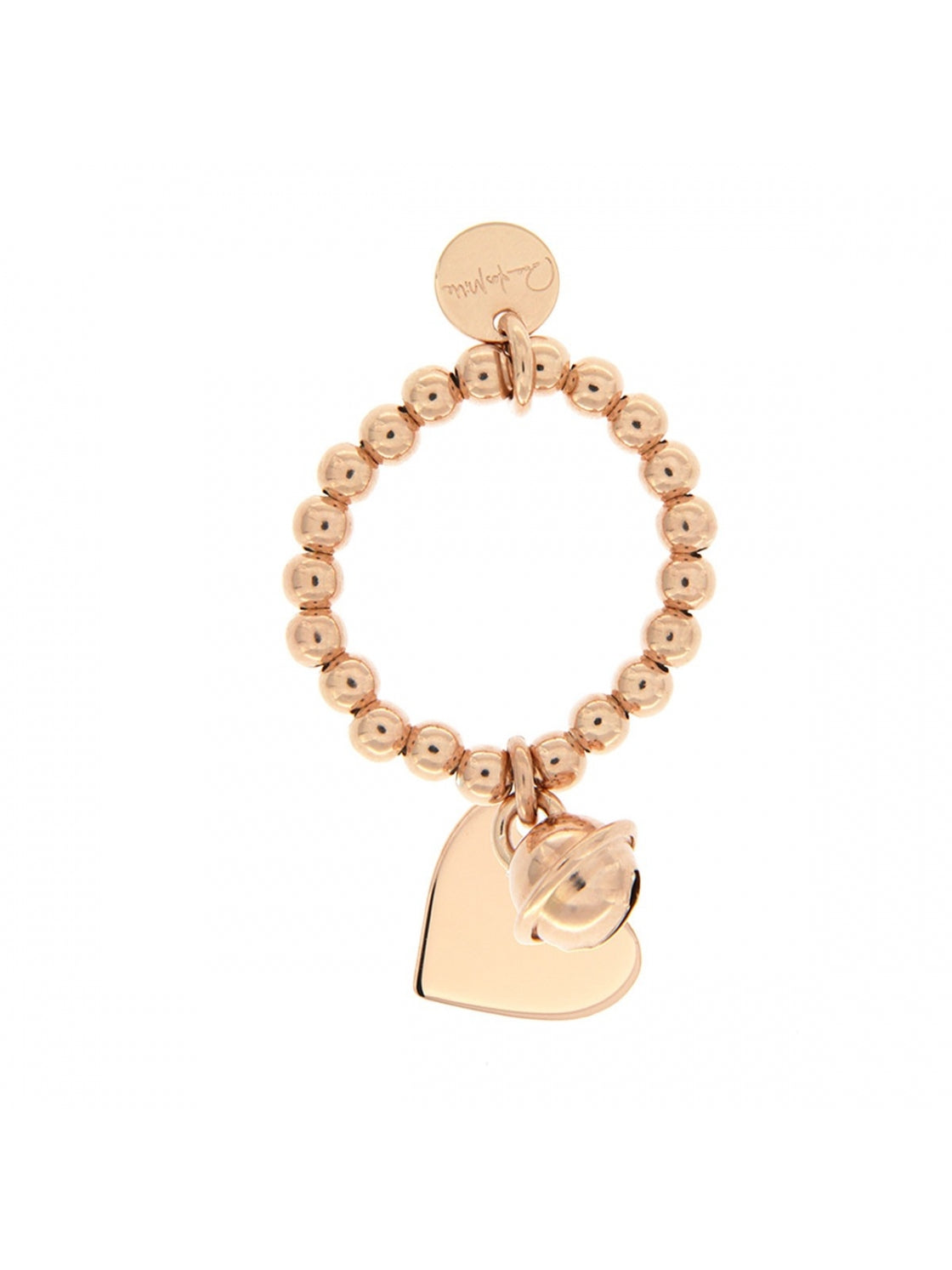 iotti-gioielli - Anello con pallini, campanellino e ciondolo Rue de Milles - Rue des Mille - Anello (2548015726677)