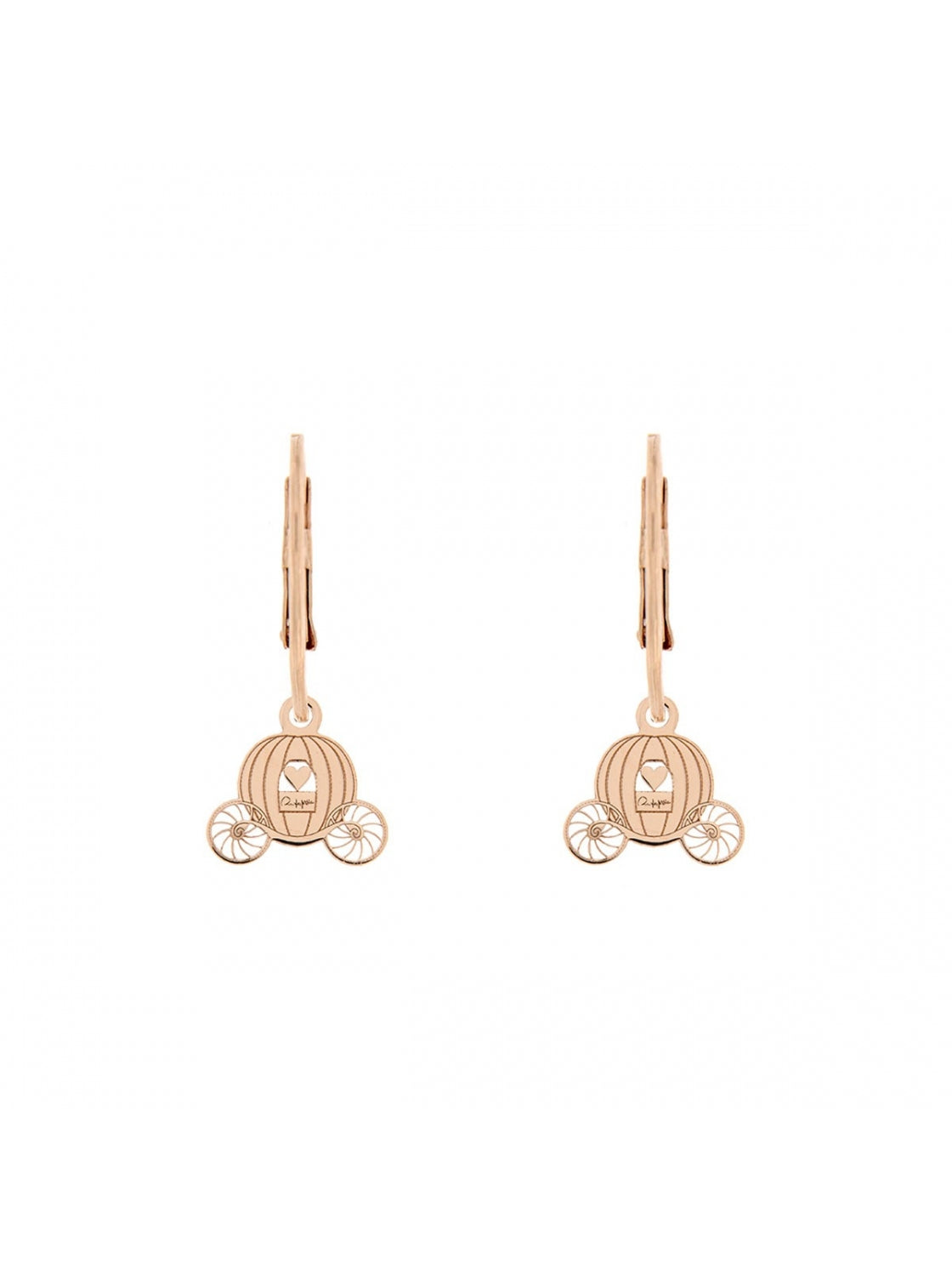 Orecchini in Oro Rosa con Zaffiro Rosa e Diamanti Ref. OR-2403R - - gioiellerie Orecchini in Oro Rosa con Zaffiro Rosa e Diamanti Ref. OR-2403R - - gioiellerie