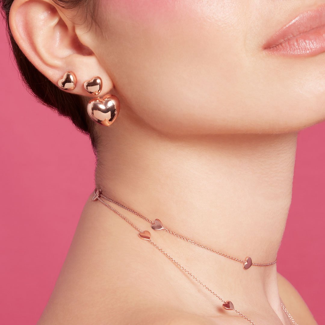 COPPIA ORECCHINI cuore Rue des Mille (4564537770069)