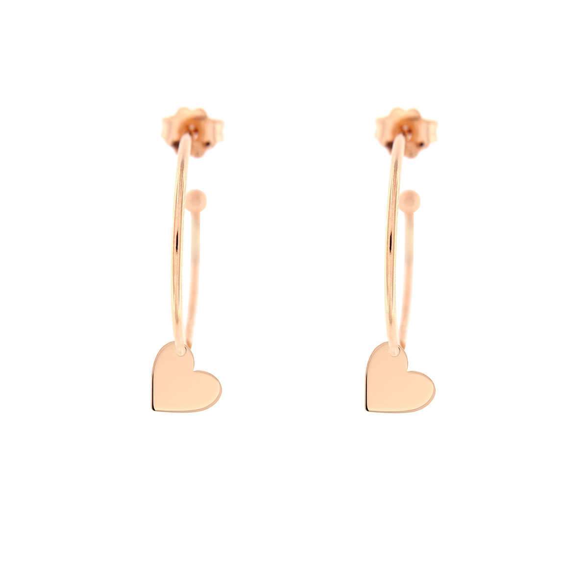 Orecchini Cerchio Cuore (4610045935701)