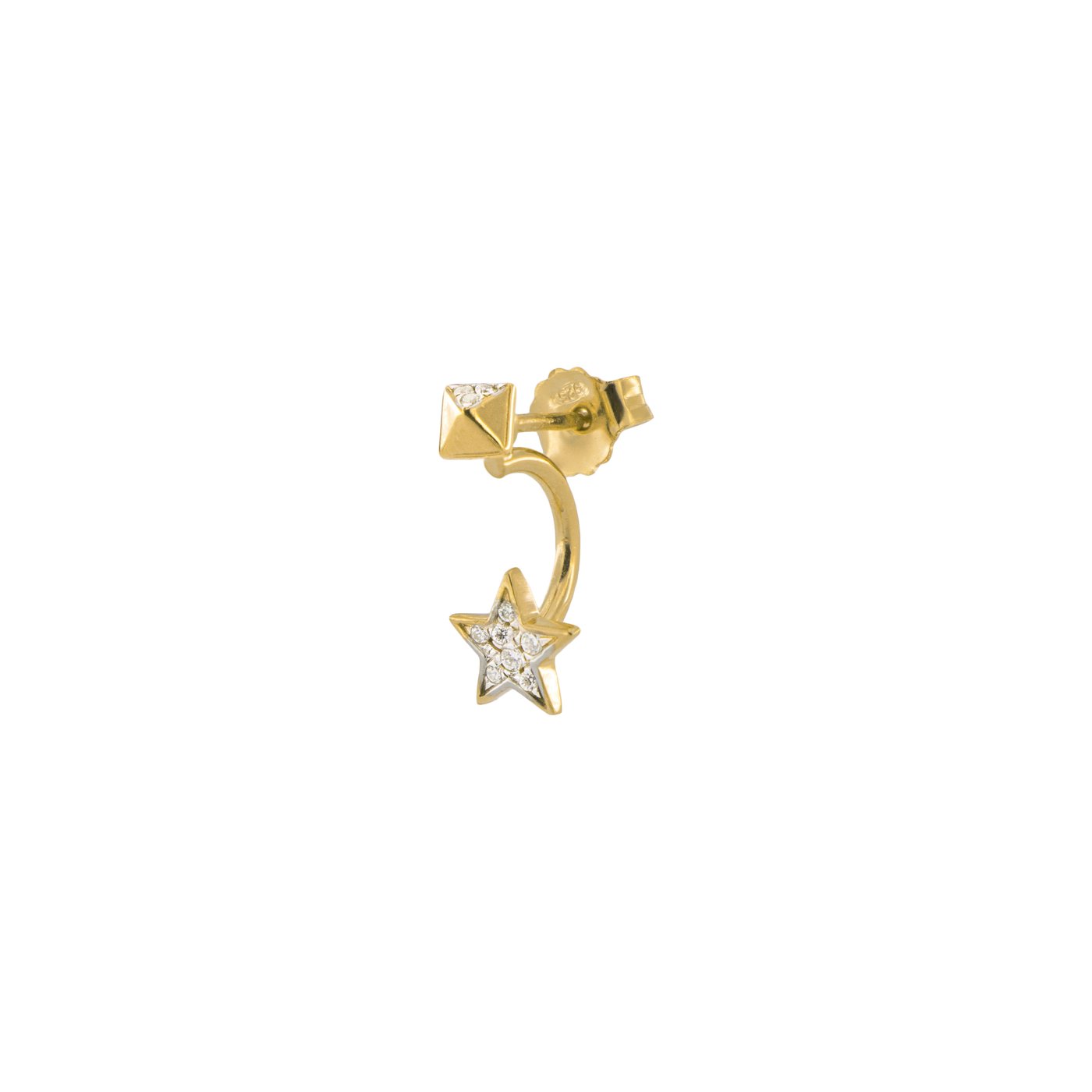 iotti-gioielli - Mono Orecchino Borchia Stella - Rue des Mille - Orecchini (4172408094805)